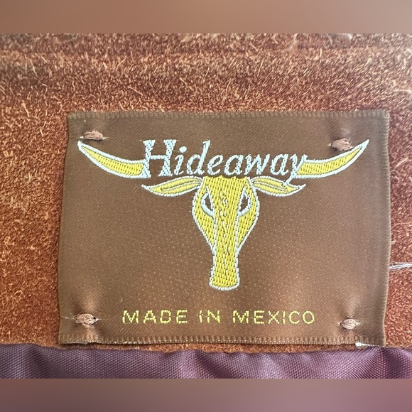 Vintage 70s Hideaway Suede Fringe Jacket – Boho Western Cowgirl Vibes - Picture 3 of 6